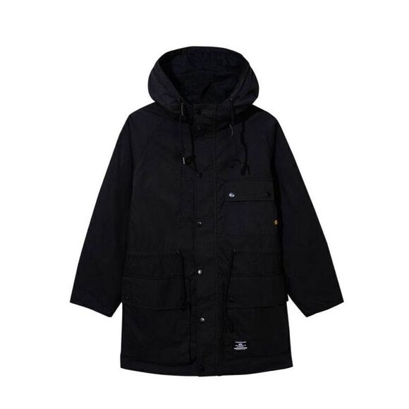 Anti Social Social Club x Alpha M65 Hooded Field Jacket 'Black - Picture 1 of 2